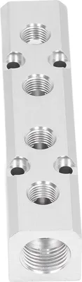 Obrázok produktu pre Pneumatický rozdeľovač rozdeľovač vzduchu G1/2 vstup G1/4 výstup 30x30mmSY30?02?4F