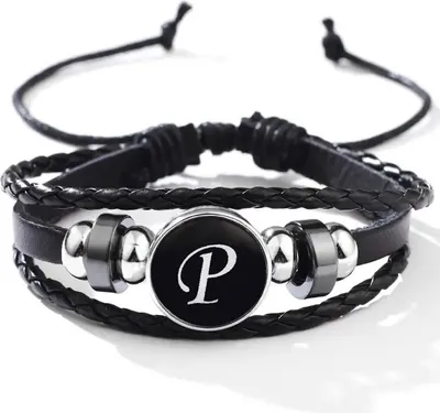 Produktbild von Elegantes Armband Alphabet - P für jeden Anlass KP30408