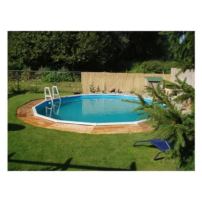 Produktbild von Interline Diana Rund 5,50 m inkl. Zubehör, 29000 l, Gerahmter Pool, Erwachsener & Kind, Leiter, Weiß, 270 kg