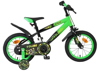 Produktbild von Volare Strike Kinderfahrrad - Jungen - 14 Zoll - Schwarz Grün