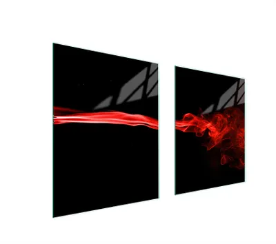Image de Plaque De Protection Des Vitres Pour Herd 85X52 Noir