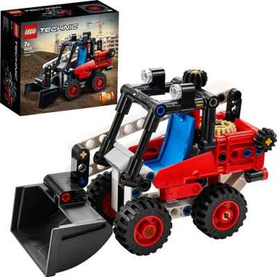 Produktbild von LEGO 42116 Technic Kompaktlader, Bagger - Hot Rod, 2-in-1 Set, Kinderspielzeug, Baufahrzeug, Spielzeugauto, Geschenk für Kinder ab 7 Jahre