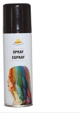 Obrázek produktu pro Děsivý sprej na vlasy Halloween 2026 černá barva 125ml