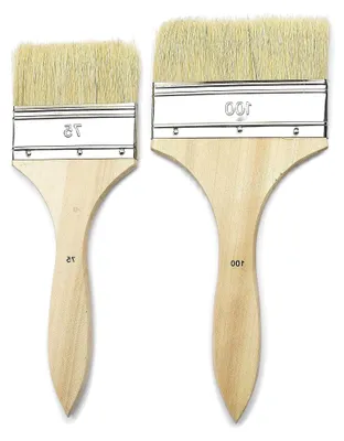 Produktbild von Pinselset, 2-teilig, Spalterpinsel, Borstpinsel Nummer 75, 100