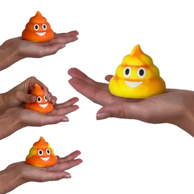 Zdjęcie produktu dla Kupa Poo Emoji Gniotek Antystresowy Zmieniający Kolor
