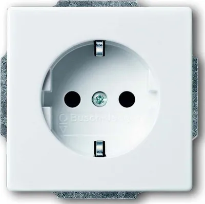 Zdjęcie produktu dla Busch-Jaeger 2013-0-5245, CEE 7/3, 2P+E, Biały, 250 V, 16 A, 63 mm