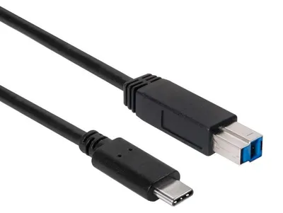 Produktbild von CLUB3D USB 3.1 Gen2 Type-C auf Type-B Kabel 1M. Stecker/Stecker