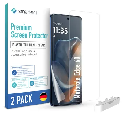 Produktbild von 2x TPU Schutzfolie Klar für Motorola Edge 60 Displayschutz Panzerfolie Folie