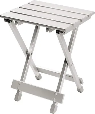 Produktbild von Famanu Klapphocker und Tisch aus Aluminium - Leicht und Wasserdicht