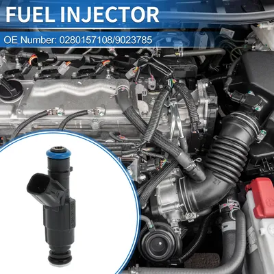 Image de 1 Injecteur De Carburant Pour Chevrolet Aveo 1.4 2010-2016 Débit Correspondant Buse De Carburant Noire