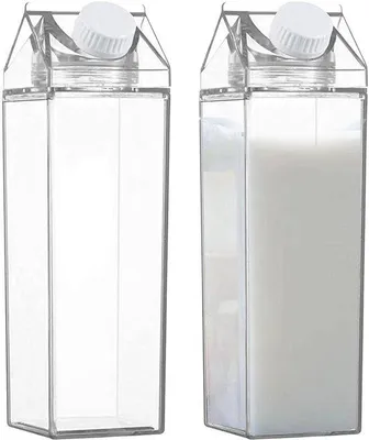 Productafbeelding van Melkfles set van 2 - Herbruikbare drinkflessen voor outdoor