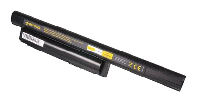 Two laptop batteries are shown diagonally on a white background.