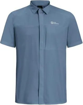 Produktbild von Jack Wolfskin Herren Vandra Short Sleeve Shirt Elemental Blue L