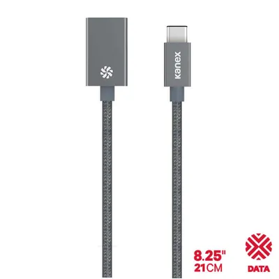 Immagine prodotto di Adattatore Kanex DuraBraid™ - Adattatore in alluminio da USB-C a USB 3.0 Tipo A (grigio spazio)