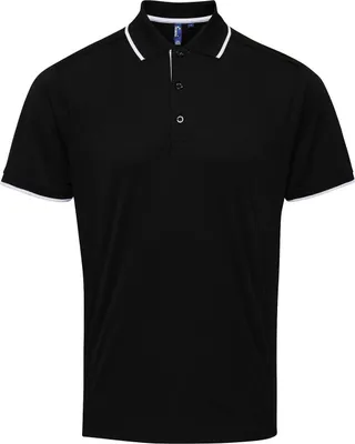 Obrázok produktu pre Pánska polokošeľa Premier Contrast Coolchecker RW5520 (L) (čierna/biela)