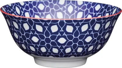 Produktbild von Kitchencraft Floral Geometric Print Keramikschale Mehrfarbig  Mehrfarbig One Size