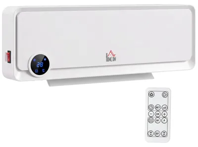 Produktbild von HOMCOM Heizlüfter zur Wandmontage 2000W Keramik-Wandheizung mit Fernbedienung