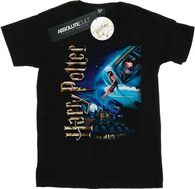 Produktbild von Harry Potter - "Smiles At Hogwarts" T-Shirt für Jungen BI20688 (152-158) (Schwarz)