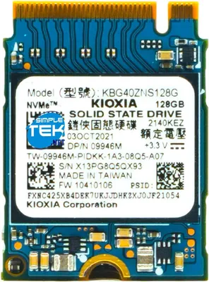 Immagine prodotto di Toshiba Bg3 Ssd M.2 2230 128gb Nvme Pcie Disco Stato Solido Kbg30zms128g 0cw4vk