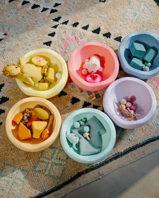 Produktbild von Stapelstein  Original rainbow pastell