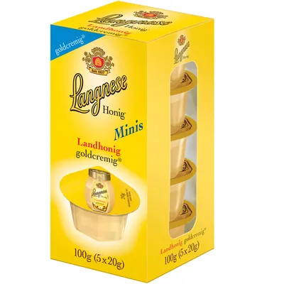 Obrázok produktu pre Langnese Minis Landhonig zlatá krémová maslovo žltá 5x20g