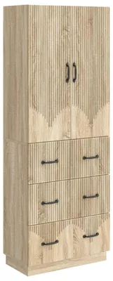 Obrázek produktu pro Sada skříněk 2 pcs Dub sonoma 66 x 34,5 x 87 cm
