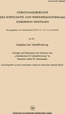 Produktbild von Aufgaben der Talentförderung