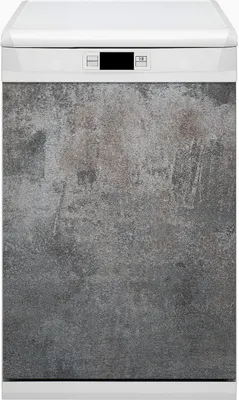 Produktbild von Dekorative Magnetmatte Küche Geschirrspüle 45x80 cm  Magnet für Spülmaschine  - Betonmotiv