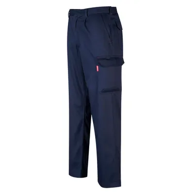 Image de Pantalon Bizweld Fr Cargo - Taille M - Marine - Portwest