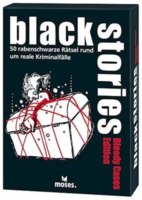 Produktbild von Black Stories - Bloody Cases Edition Detektive Rätsel