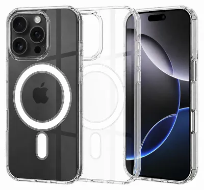 Zdjęcie produktu dla Techsuit MagSafe Pro etui na iPhone 16 Pro Max – przezroczyste