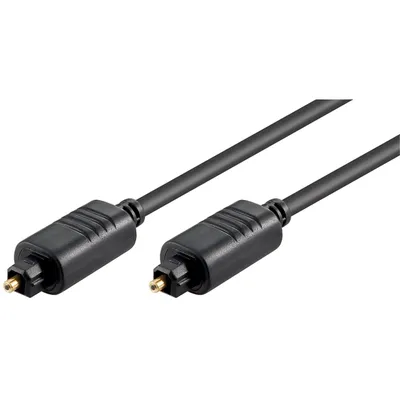 Obrázok produktu pre goobay Lichtwellenleiterkabel Toslinkstecker auf Toslinkstecker 5,0 mm schwarz 2 m