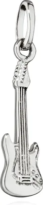 Produktbild von NKlaus Kettenanhänger Gitarre 925 Silber 19x5mm Instrumentale Musik Amulett Talisman 15377