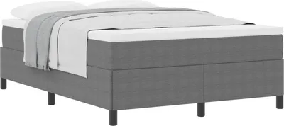 Produktbild von vidaXL Boxspringbett Hellgrau 160 x 200 cm Cordstoff