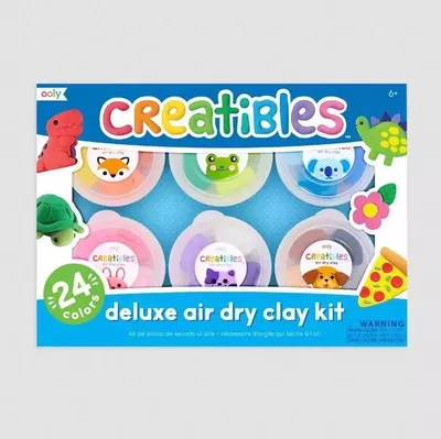 Obrázek produktu pro Lekkolina Creatibles Air Dry Clay Kit 24 kolory