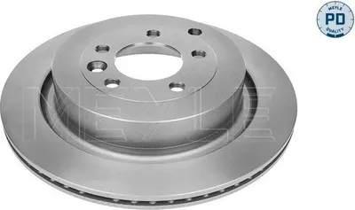 Produktbild von 2x MEYLE Bremsscheibe 53-15 523 0016/PD hinten 59mm 350mm