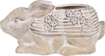 Produktbild von Clayre & Eef Blumentopf Kaninchen 30x17x13 cm Beige Stein