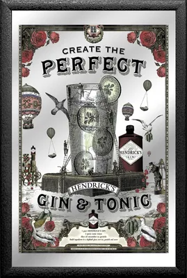 Produktbild von KS429 Gin & Tonic - perfect - clear - Bedruckter Spiegel