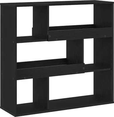 Image de vidaXL Bibliothèque noire imitation chêne 100 x 33 x 94,5 cm