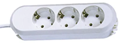 Produktbild von BACHMANN SMART Steckdosenleiste 3x Schutzkontakt, weiß, 1,5 m