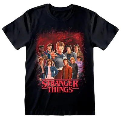 Produktbild von Heroes Inc Stranger Things Group Kurzarm-t-shirt M M