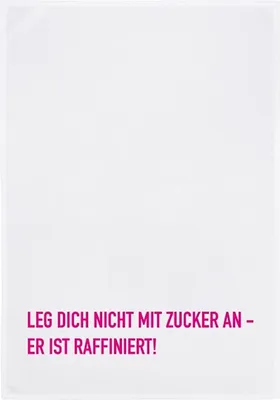 Produktbild von Spruch Geschirr-Tuch Küchen-Tuch - Geschirr Handtuch 50 x 70 cm HW134A