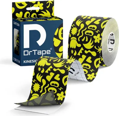 Zdjęcie produktu dla DrTape mocna wodoodporna taśma do tejpingu 5cm x 5m Cartoon