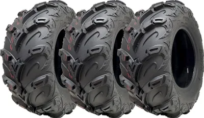 Immagine prodotto di 24x10.00-12 Pneumatici ATV Quad OBOR Mudsling Tubeless Road Legal 267kgs (Set di 3)