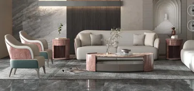 Produktbild von Couchtisch Luxus Design Couch Tisch Kaffee Beistell Tische Wohnzimmer Rund Tisch