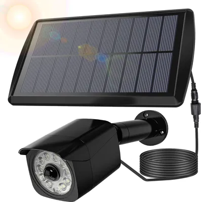 Produktbild von Solar-Bewegungsmelder-Leuchten, 11 LEDs, Simulation, Sicherheit, bionisches Strahlerlicht und Bewegungsmelder, wasserdichte, solarbetriebene Aussenlandschaftsbeleuchtung fuer Hof, Garage, Auffahrt, Weg
