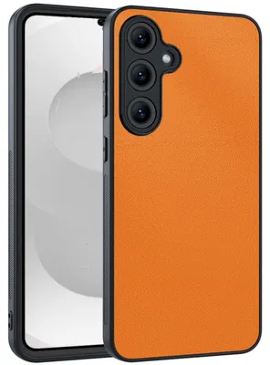Image de Coque de téléphone ultra-fine en similicuir lisse pour Samsung Galaxy S26 5G, hybride TPU/silicone