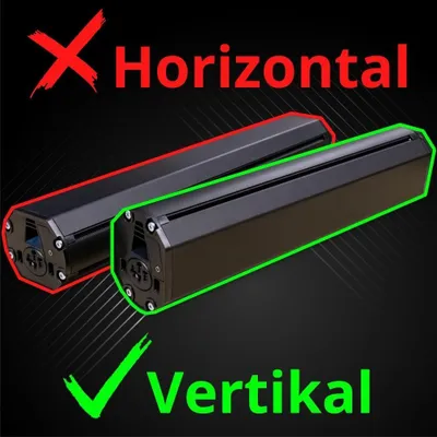 Image de Batterie de vélo électrique 36V 17,5Ah 630Wh - InFrame Intube verticale compatible Bosch Active (Plus) et Bosch Performance (CX)