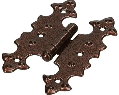 Productafbeelding van KOTARBAU® Meubelscharnier 77 mm / 51 mm Antiek - Optiek Meubelband Sierscharnieren Meubelbanden Scharnier Meubelscharnieren Symetrisch Stijlbanden Deurband