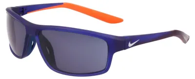 Image de Lunettes de soleil unie Nike NIKE RABID 22 N IU4880X MATTE VOID BLUE / BLUE MIRRORED 62/14/130